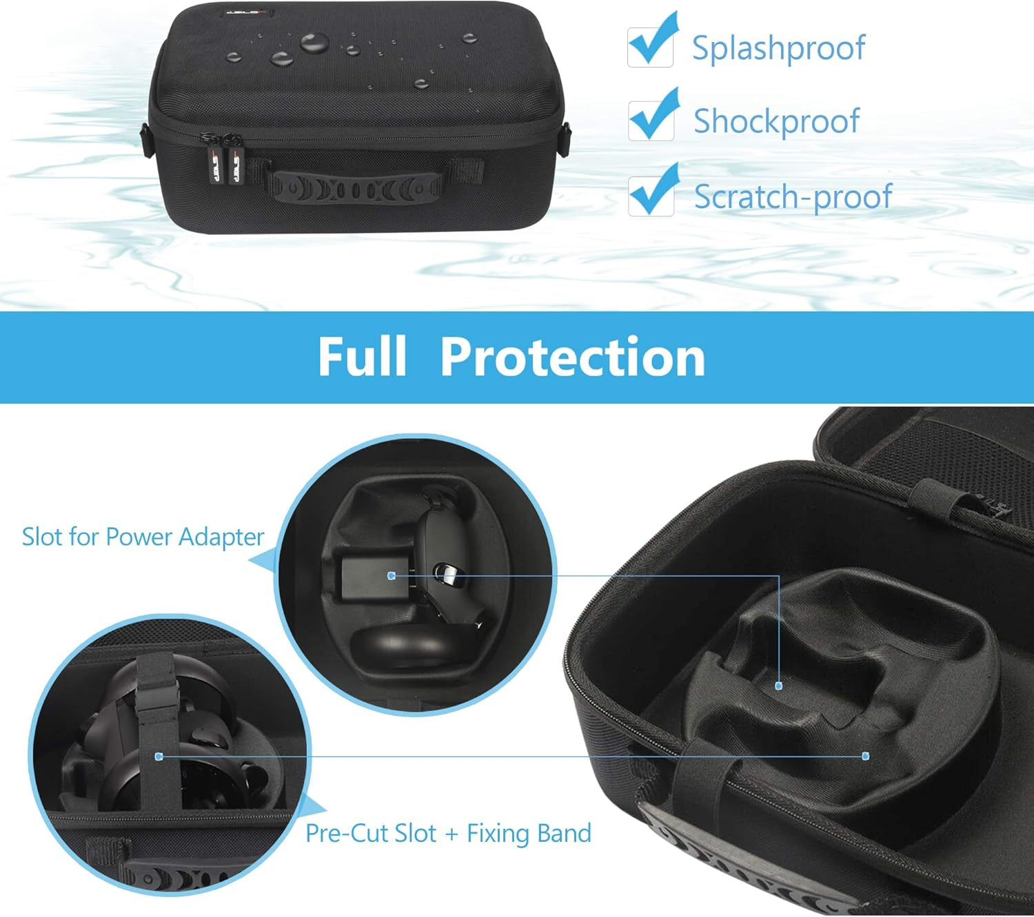 Hard Case for Meta Quest for Oculus Quest VR